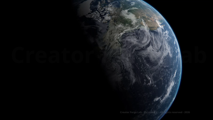 Earth from space Pack A02 - 5 videos HD